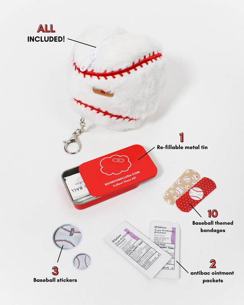 Cheer Pom Pom Keychain - Cute First Aid Kit Keychain | BOO BOO BALL™