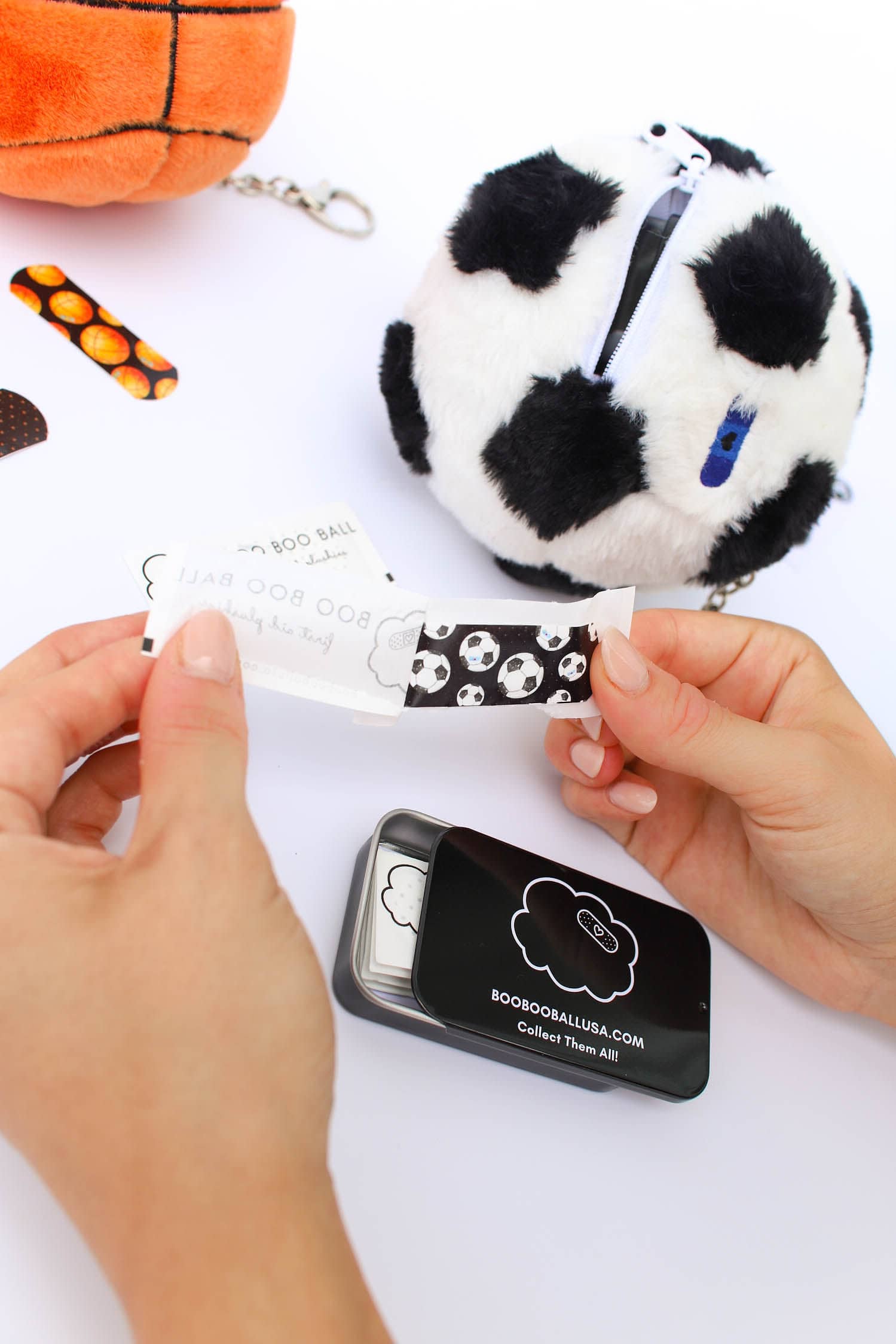 Cheer Pom Pom Keychain - Cute First Aid Kit Keychain | BOO BOO BALL™
